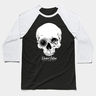 Skull Camera (No-Strap) Baseball T-Shirt